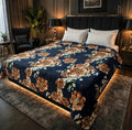 Stylish Fleece Printed Double Bed Blanket